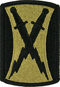 106th Signal Brigade OCP Scorpion Shoulder Patch With Velcro